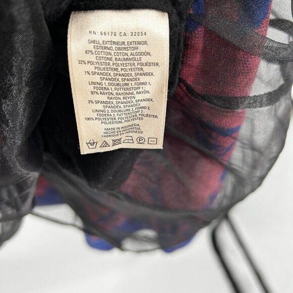 ANTHROPOLOGIE HD In Paris Blue Coral Floral Diamond Knit Mini Dress Size XS - Picture 8 of 8